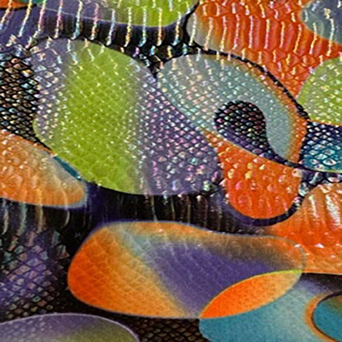 4-Way Bull Snake Print Poly SpandexStretch Fabric | Spandex Palace