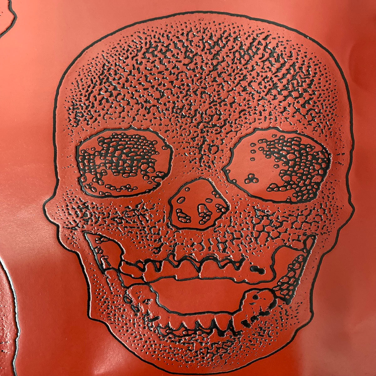 Skeleton Skull Vinyl Fabric