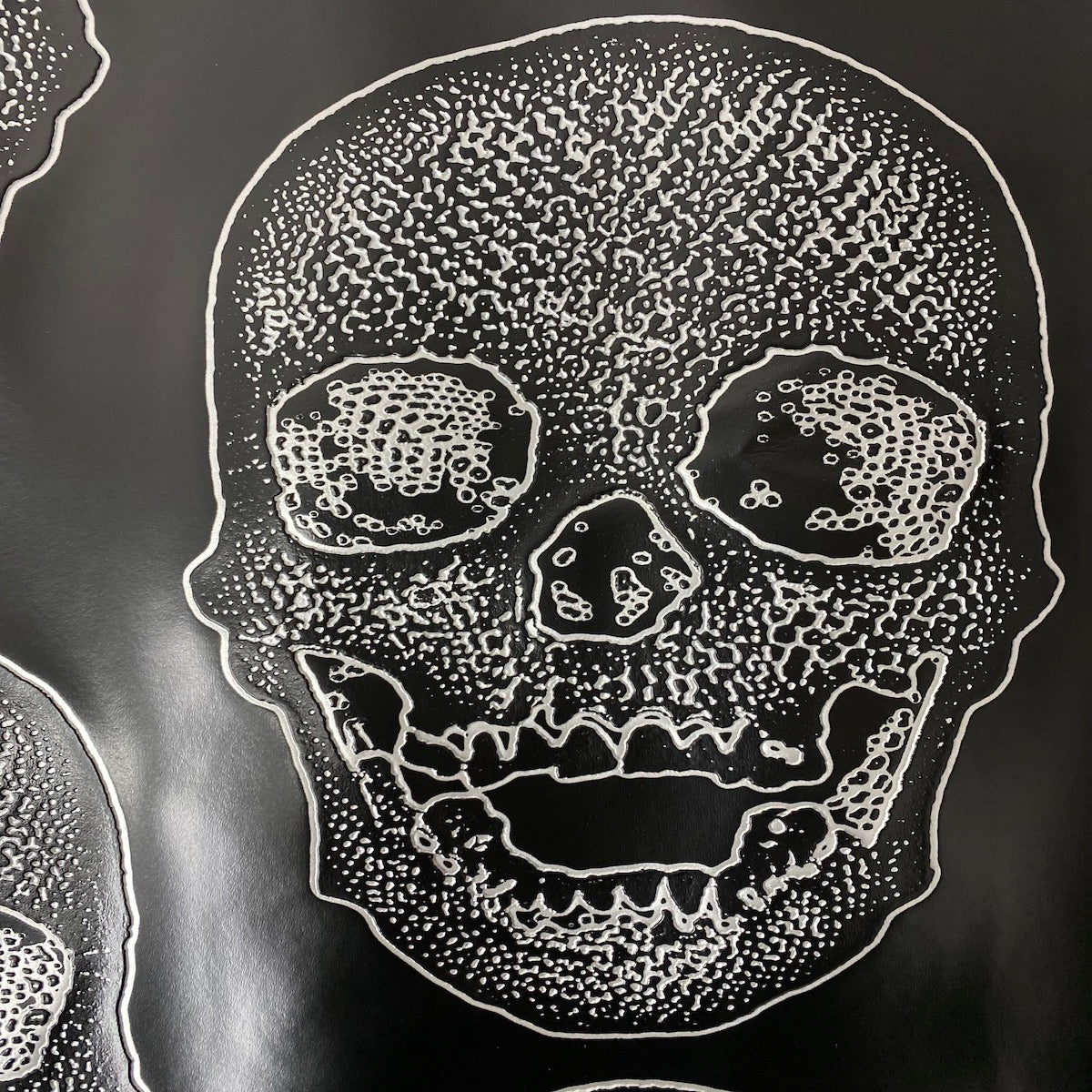 Skeleton Skull Vinyl Fabric