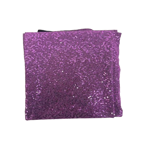 Metallic Lurex Embroidered Stretch Sequins Fabric