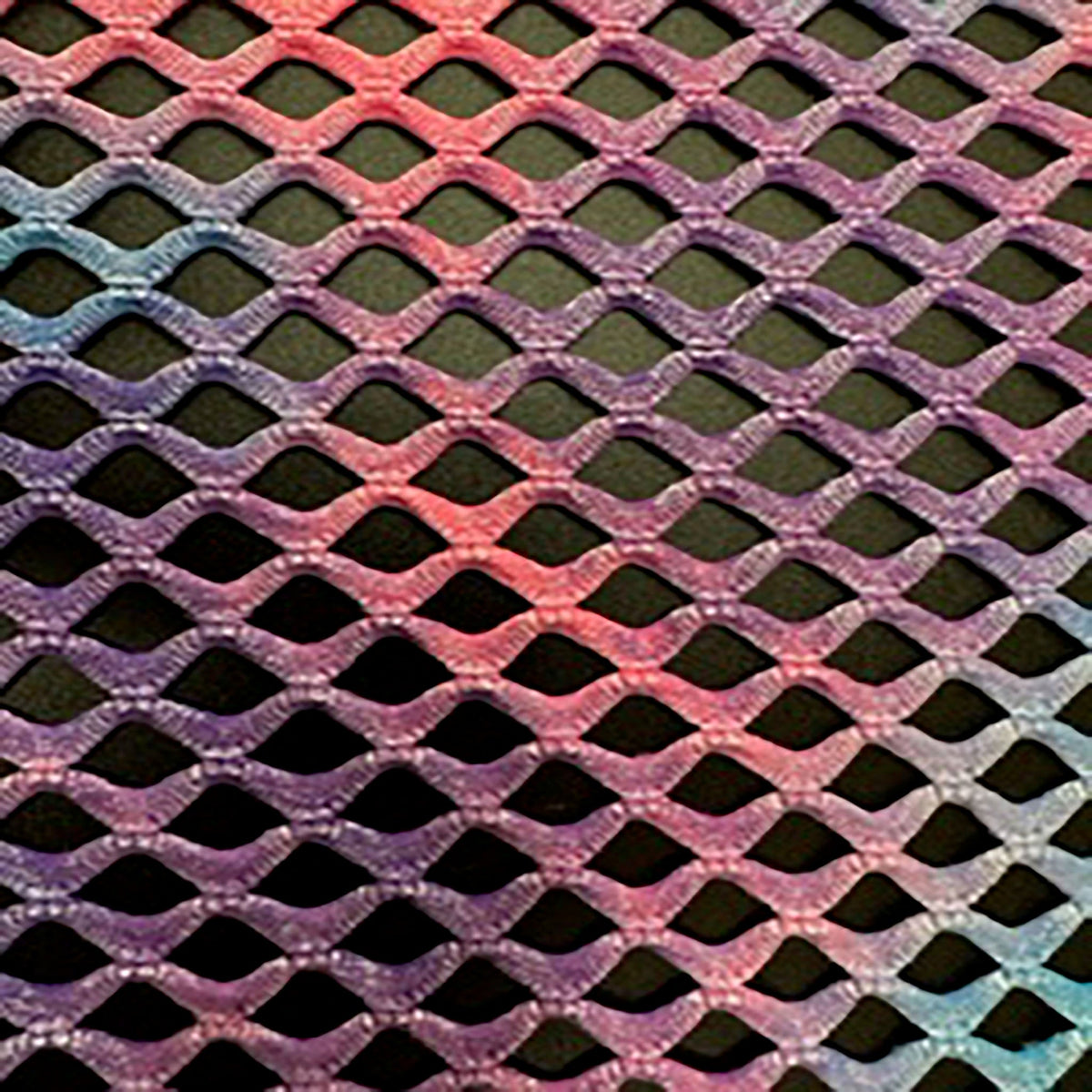 Tie-Dye Foil Fishnet Stretch Polyester Spandex Fabric | Spandex Palace