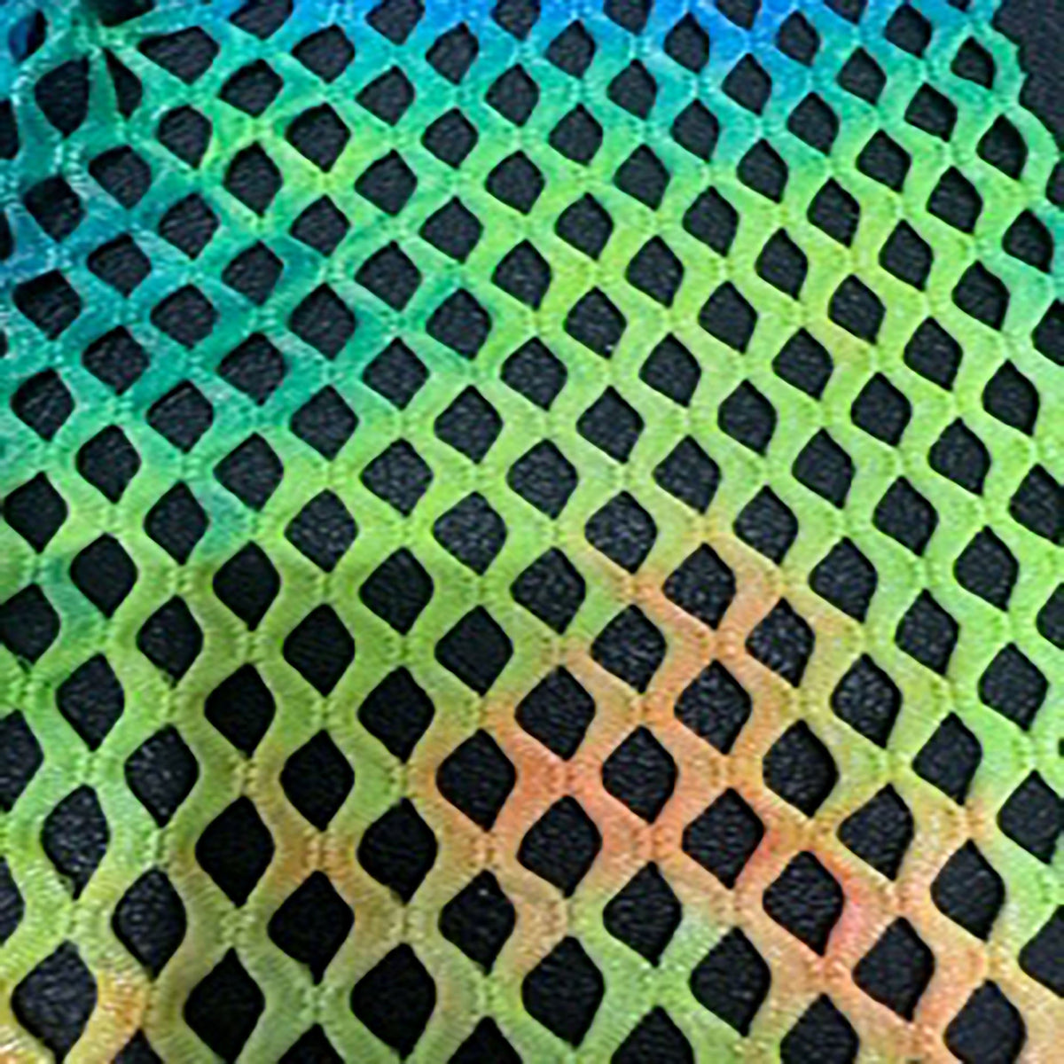 Tie-Dye Foil Fishnet Stretch Polyester Spandex Fabric | Spandex Palace