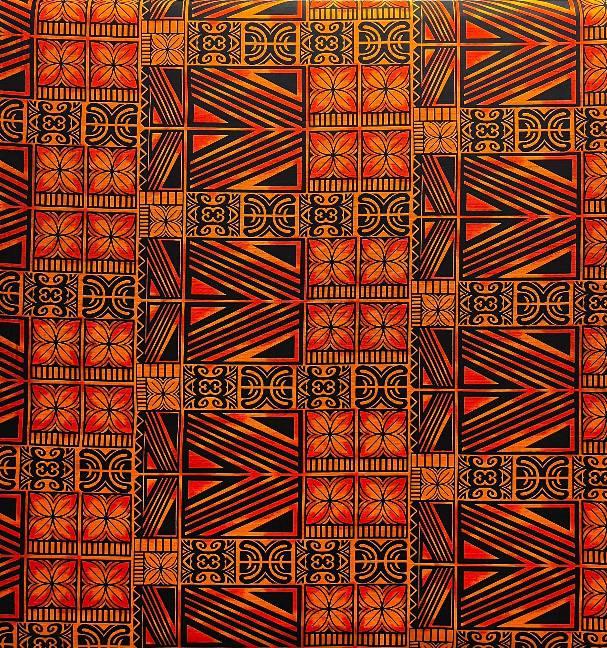 Traditional Polynesian Tapa Light Barkcloth Fabric | Islands Fabric