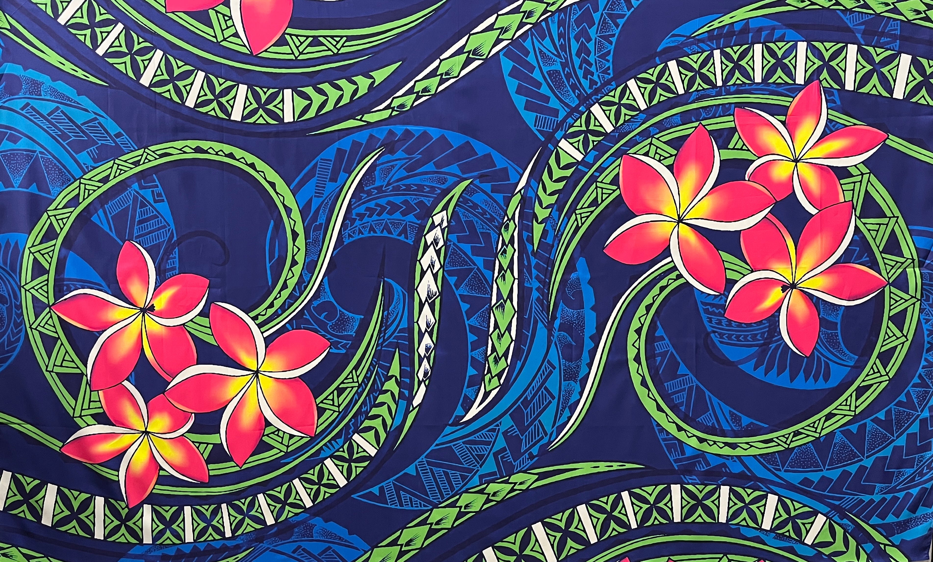 Hibiscus, Plumeria Assortment Sarong | Islands Fabric