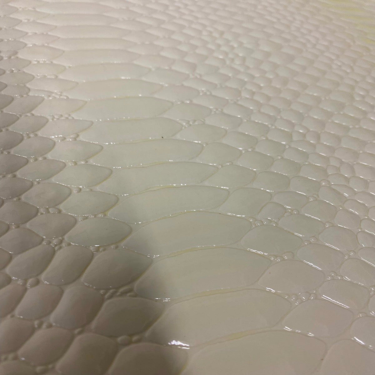 Culebra Patent 3D Embossed Snake Skin Vinyl Fabric
