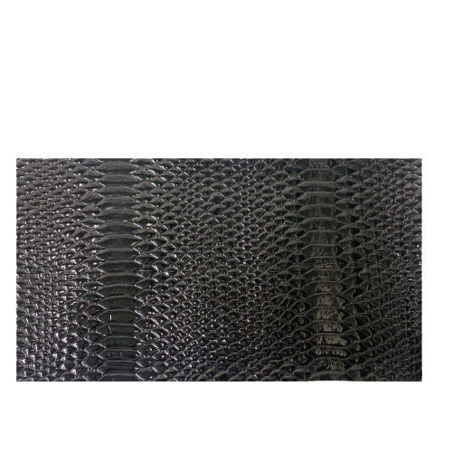Culebra Patent 3D Embossed Snake Skin Vinyl Fabric