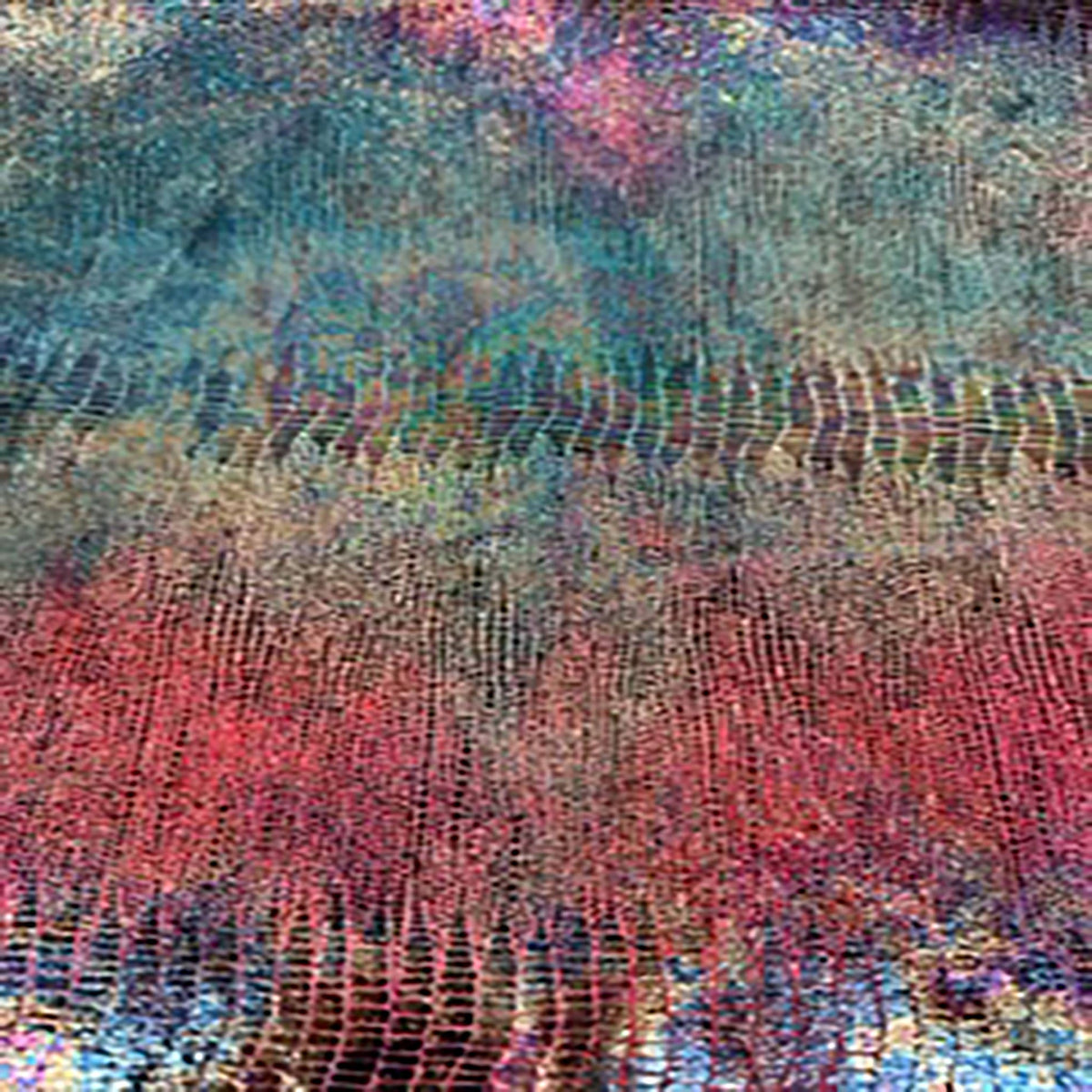 Tie-Dye Velvet Lizard Scale Foil Poly Spandex Fabric | Spandex Palace