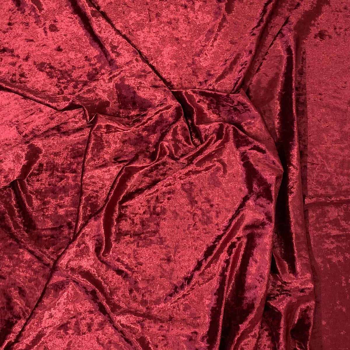 Crushed Stretch Velvet Fabric