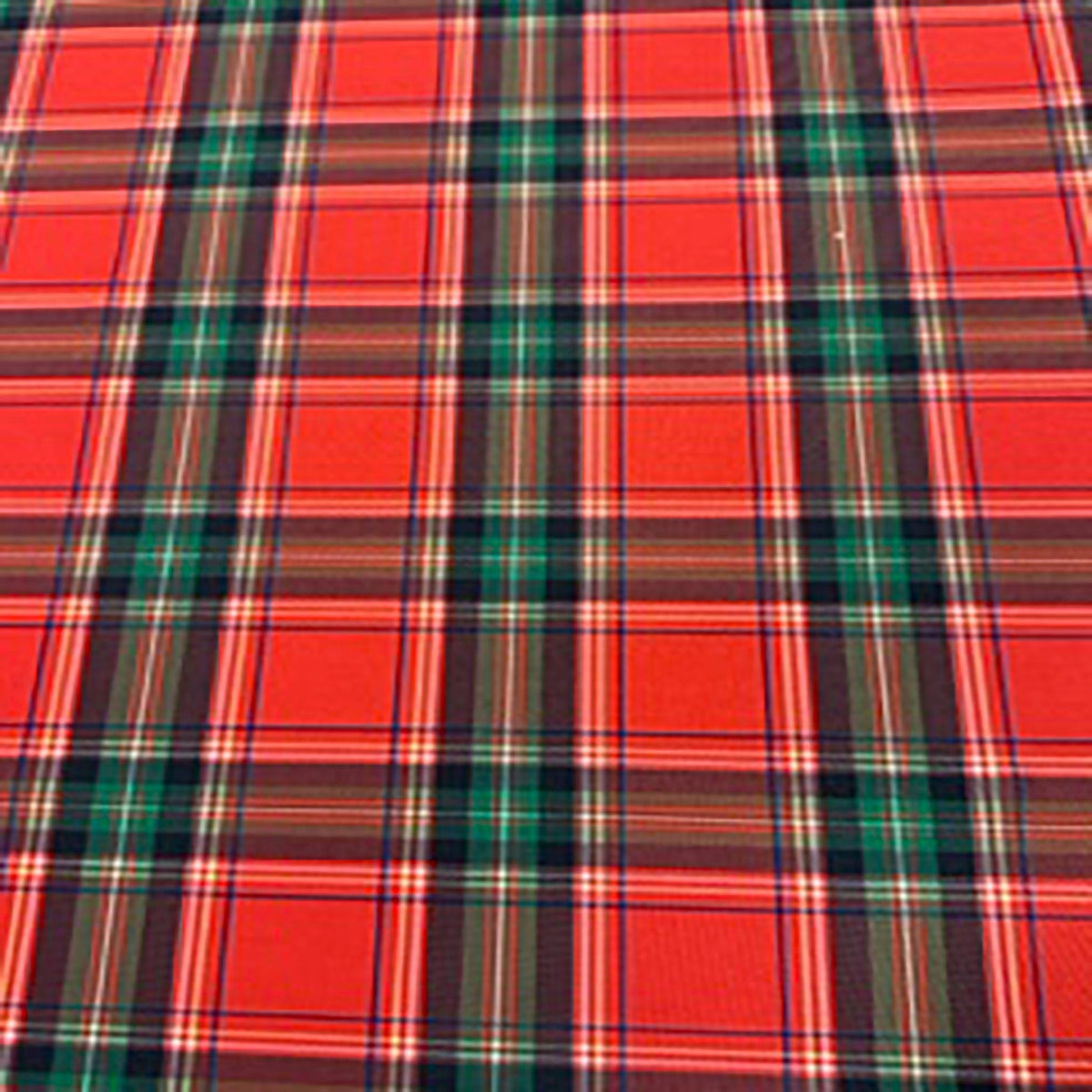 Scottish Vibrant Plaid Print 4-Way Poly Spandex Fabric| Spandex Palace