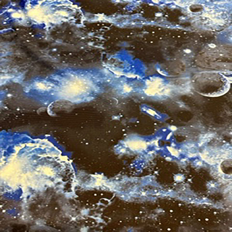Cosmic Galactic Fluid Print Polyester Flex Fabric | Spandex Palace