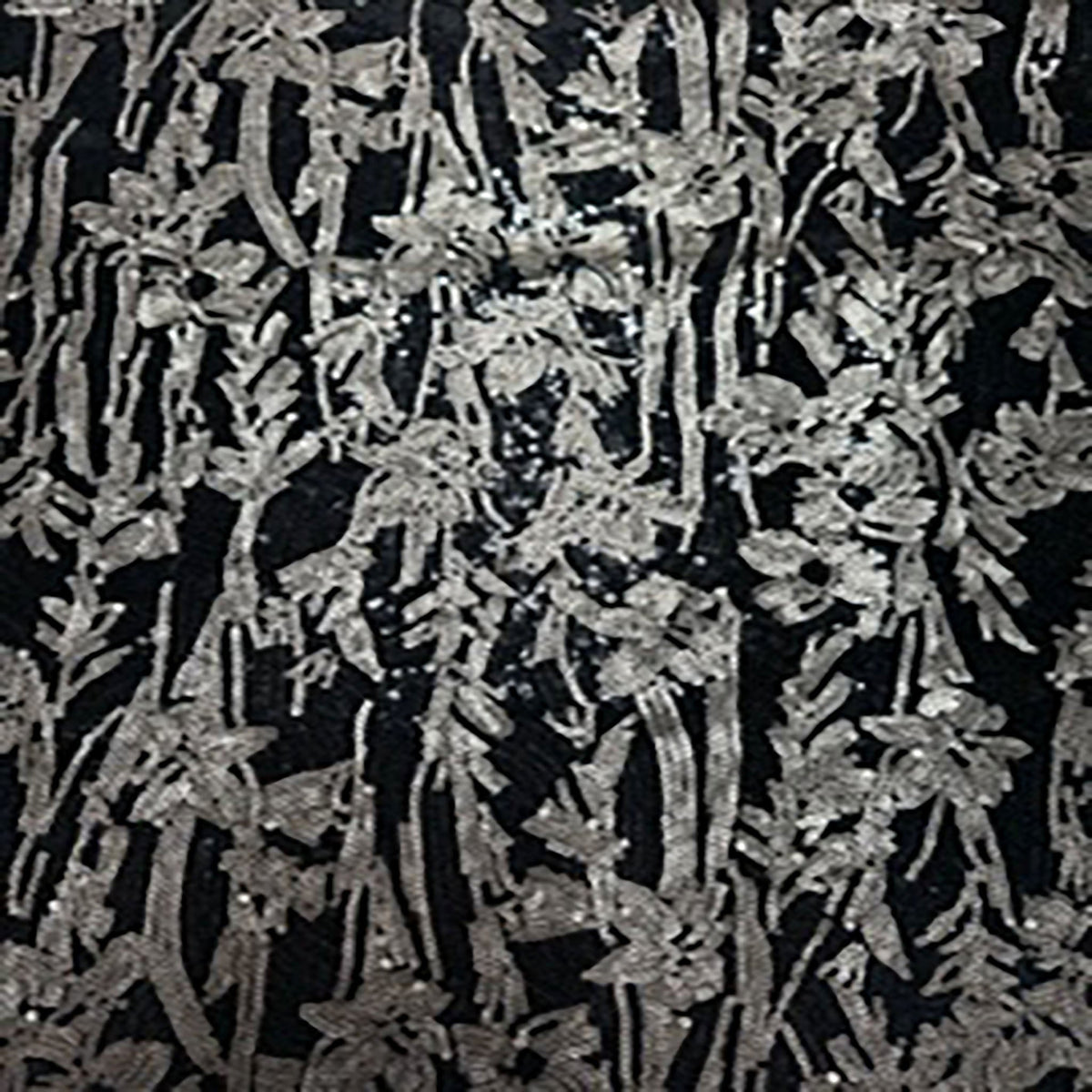 Sequin Luxe Sewn Two-Tone Mesh Polyester Fabric| Spandex Palace