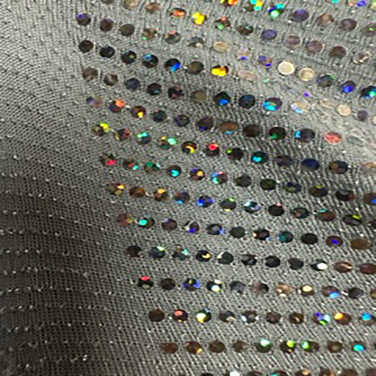 Sequins Radiant Linear Poly 4-Way Stretch Fabric | Spandex Palace