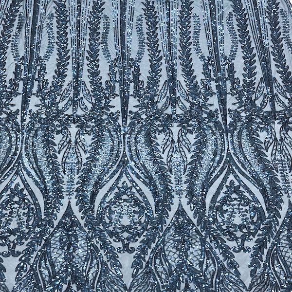 Anault Damask Stretch Sequins Fabric