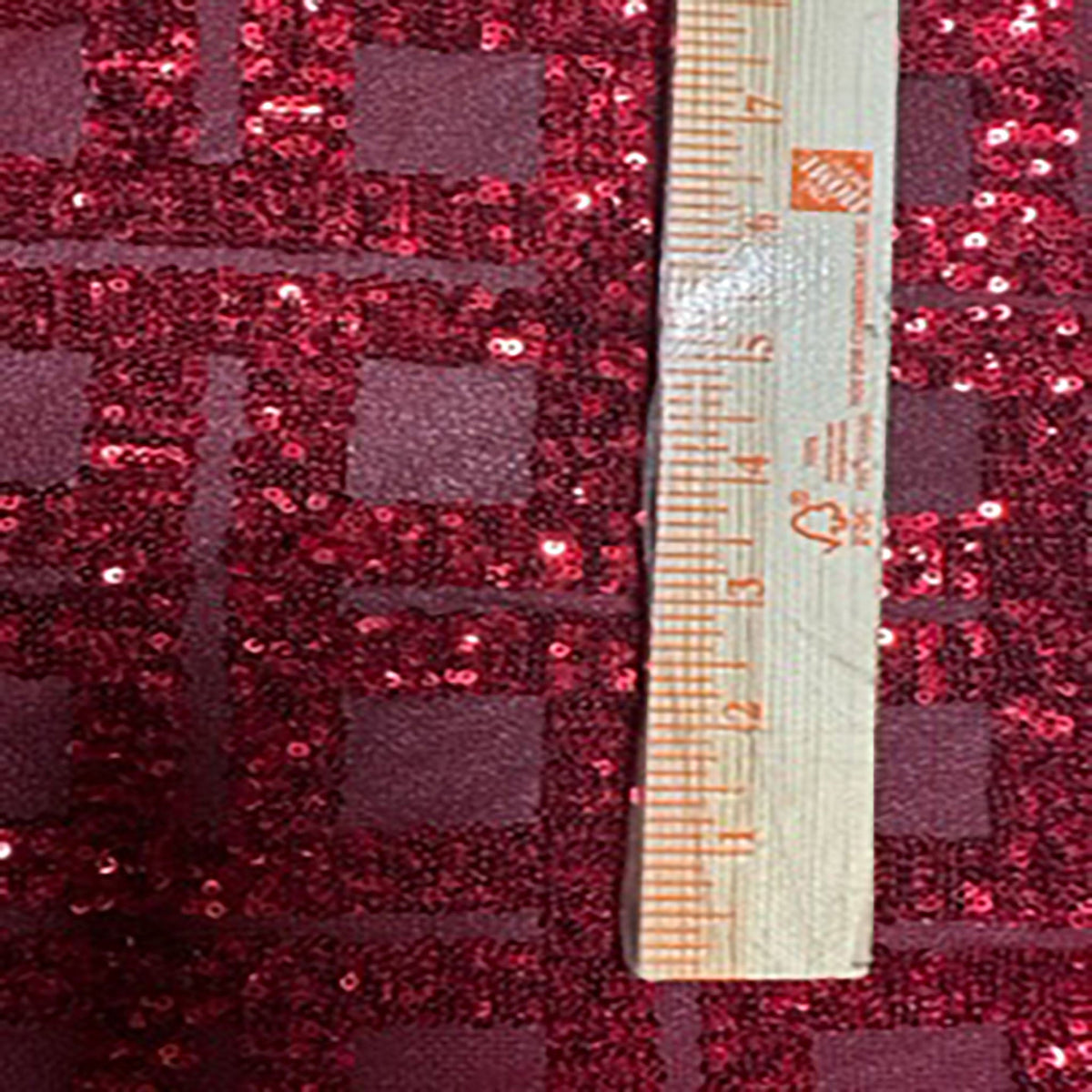 Mesh Geometric Square Sequin Polyester Fabic | Spandex palace