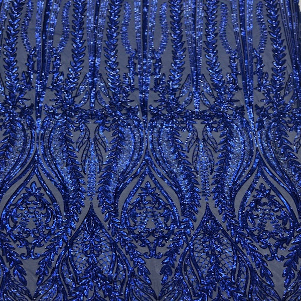 Anault Damask Stretch Sequins Fabric