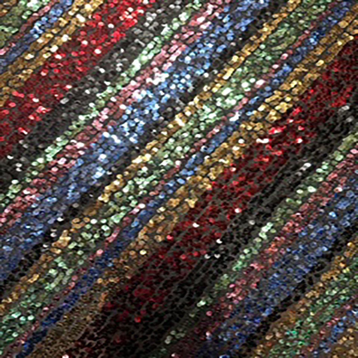 Mesh Monochromatic Multi Sequin Polyester Fabric | Spandex Palace