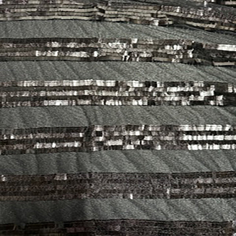 Mesh Piano Stripe Shiny Sequin Polyester Fabric| Spandex Palace