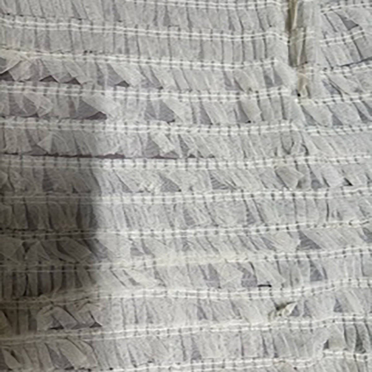 Mesh Raffle Embroidered Polyester Fabric | Spandex Palace