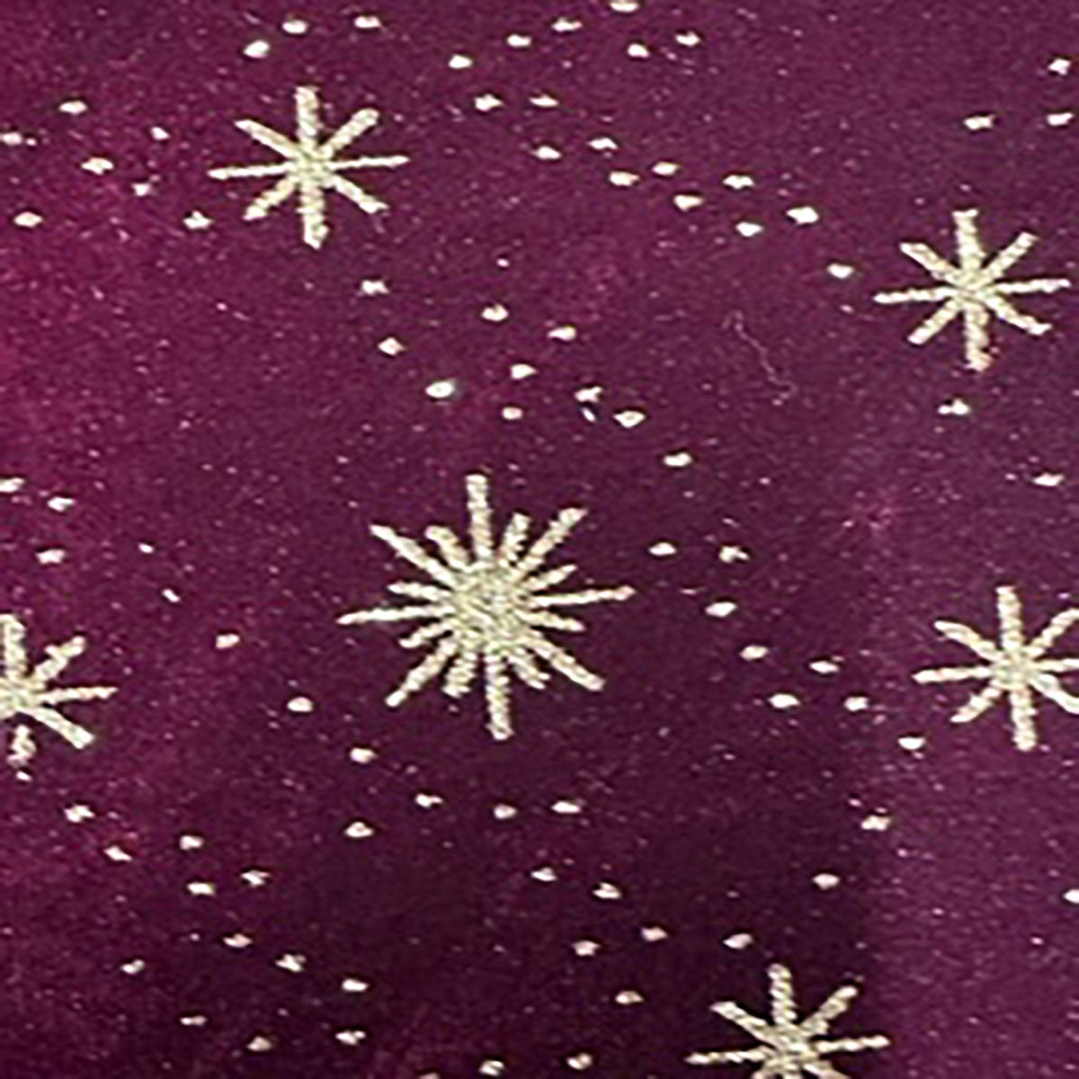 Velvet with Celestial Stars Print Poly Stretch Fabric | Spandex Palace