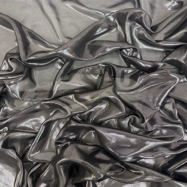 Metallic Liquid Reflective Foil Chiffon Fabric