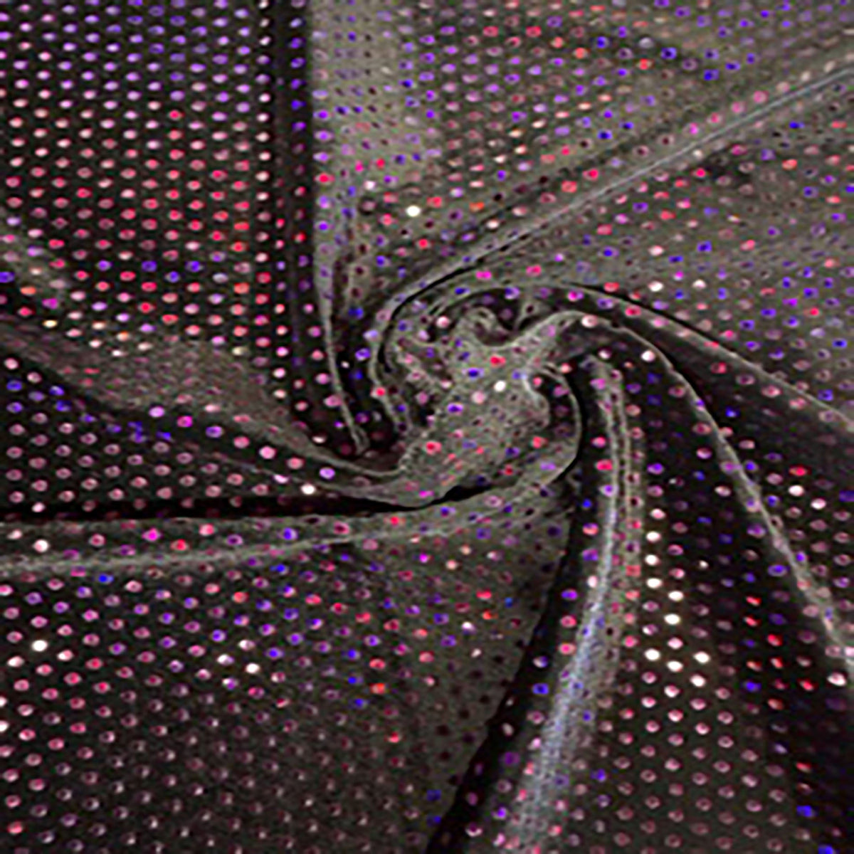 Velvet Hologram Sequin Poly Spandex Stretch Fabric | Spandex Palace