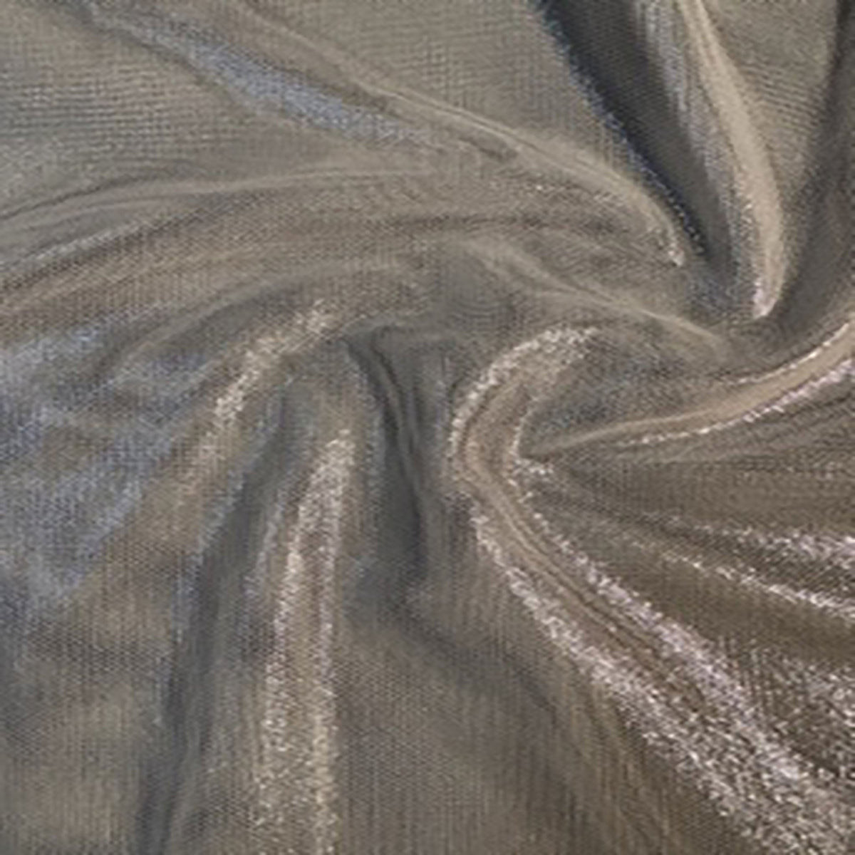 Power Mesh Nylon Spandex Titanium Foil Stretch Fabric| Spandex Palace