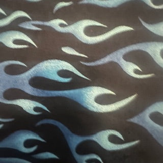 Elite Flame Print Flex Polyester Spandex Fabric | Spandex Palace