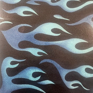 Elite Flame Print Flex Polyester Spandex Fabric | Spandex Palace