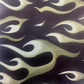 Elite Flame Print Flex Polyester Spandex Fabric | Spandex Palace