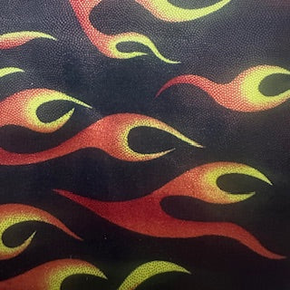 Elite Flame Print Flex Polyester Spandex Fabric | Spandex Palace