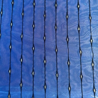 Mesh 4-Way Nylon Spandex Linear Glitter Stretch Fabric| Spandex Palace