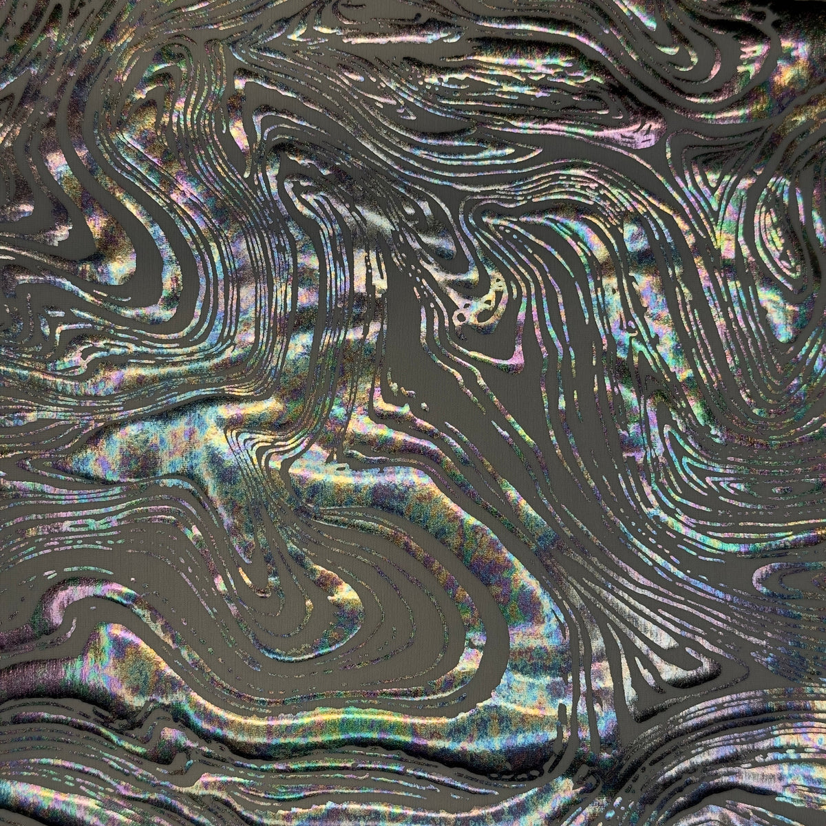 Molten Lava Foil 4-Way Poly Spandex Stretch Fabric | Spandex Palace