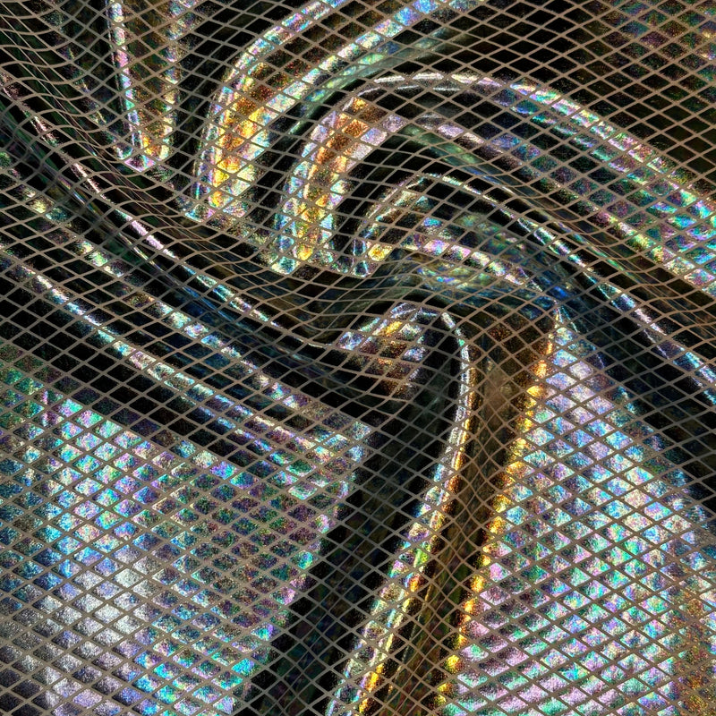 Diamond Radiant Illusion 4-Way Poly Spandex Fabric | Spandex Palace