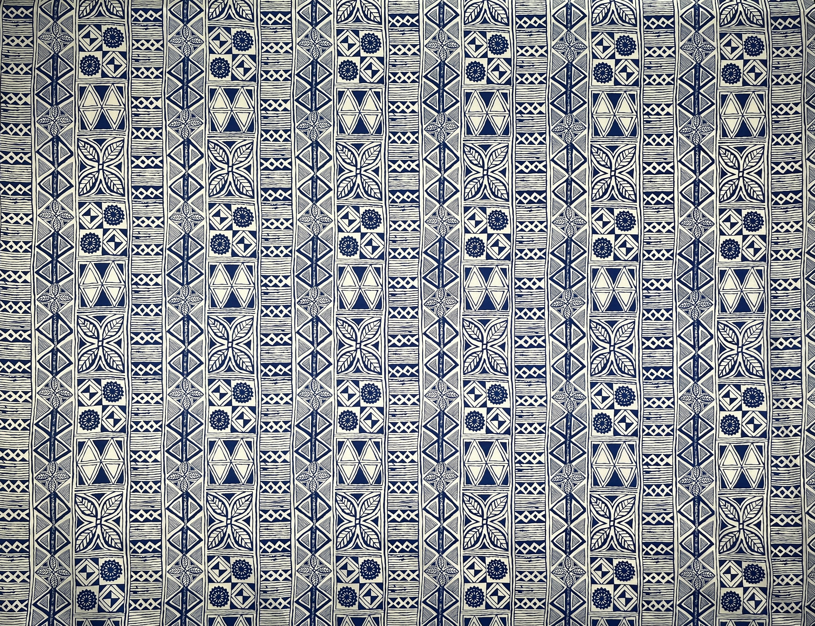 Traditional Polynesian Tapa Fabric | Polyester