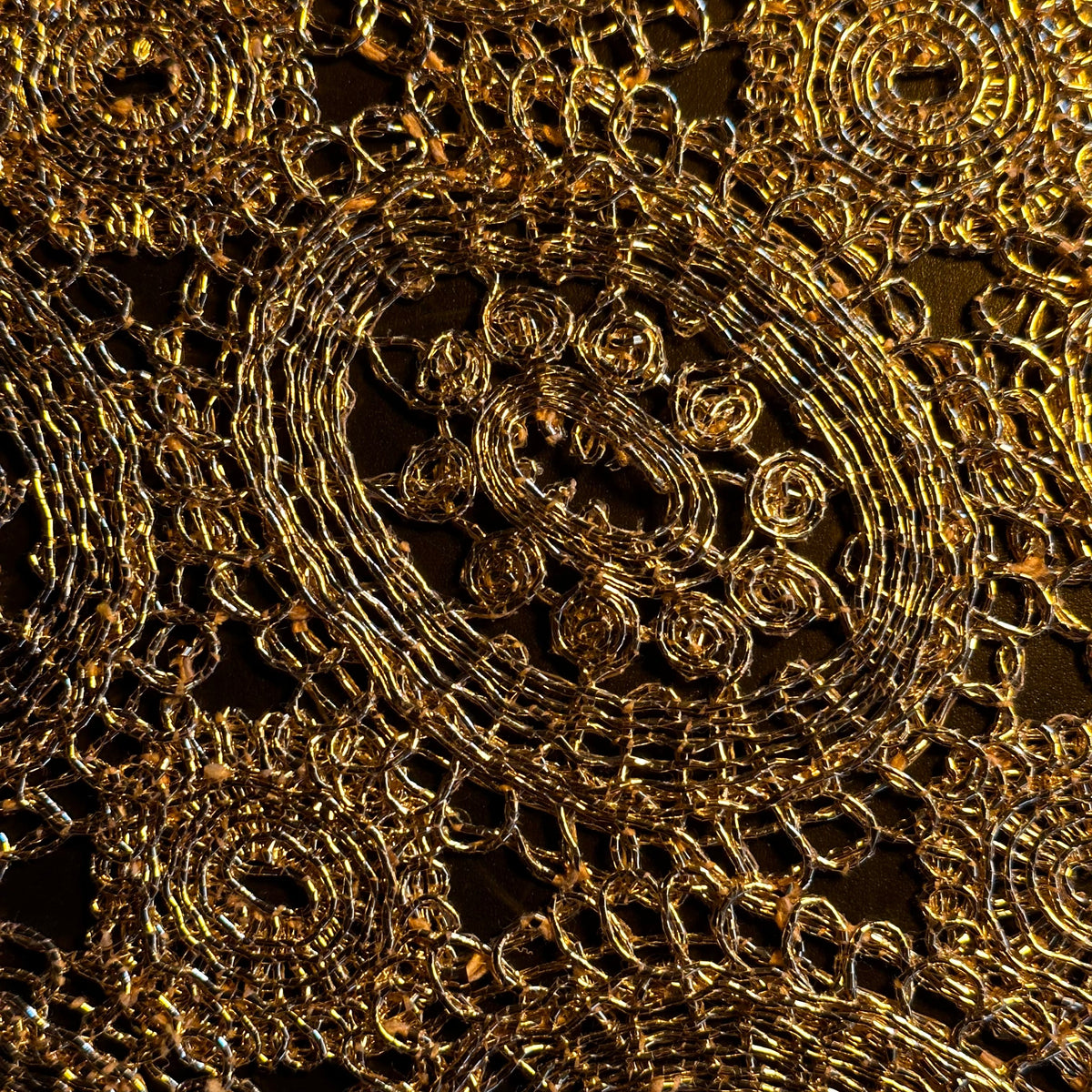 Chemical Lace Galaxy Cord Embroidery Polyester Fabric | Spandex Palace