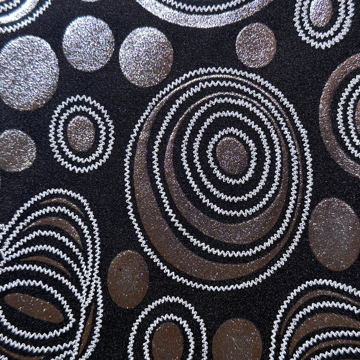 Whimsical Shimmer Galaxy 4-Way Stretch Nylon  Fabric | Spandex Palace