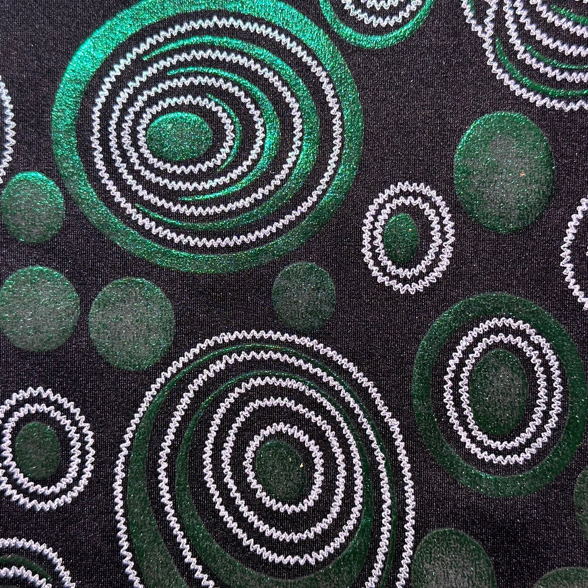 Whimsical Shimmer Galaxy 4-Way Stretch Nylon  Fabric | Spandex Palace