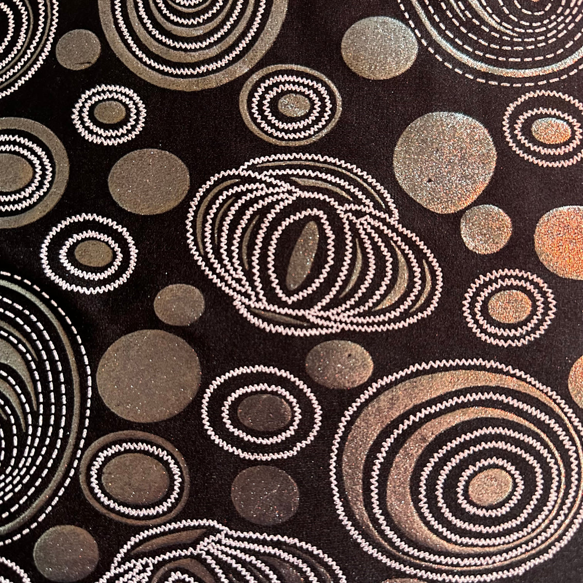 Whimsical Shimmer Galaxy 4-Way Stretch Nylon  Fabric | Spandex Palace