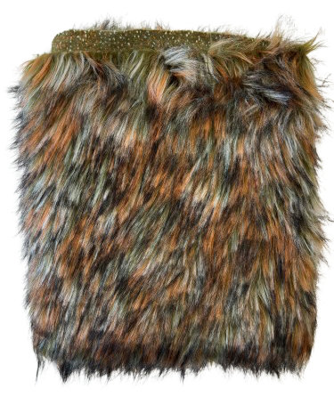 Three Tone Shaggy Faux Fur Fabric