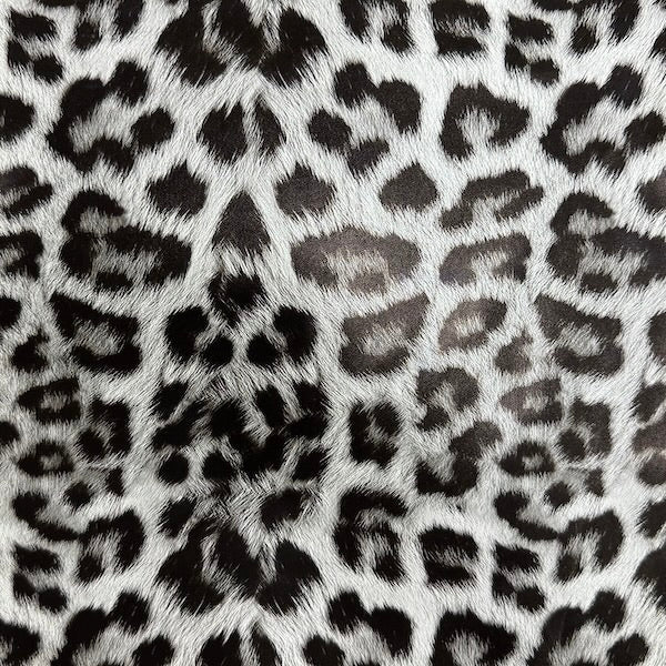 Animal Print PU Stretch Faux Leather Apparel Vinyl Fabric