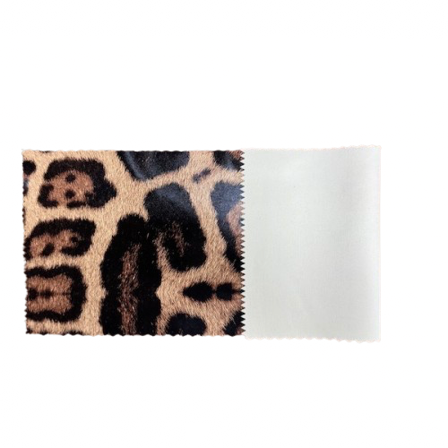 Animal Print PU Stretch Faux Leather Apparel Vinyl Fabric