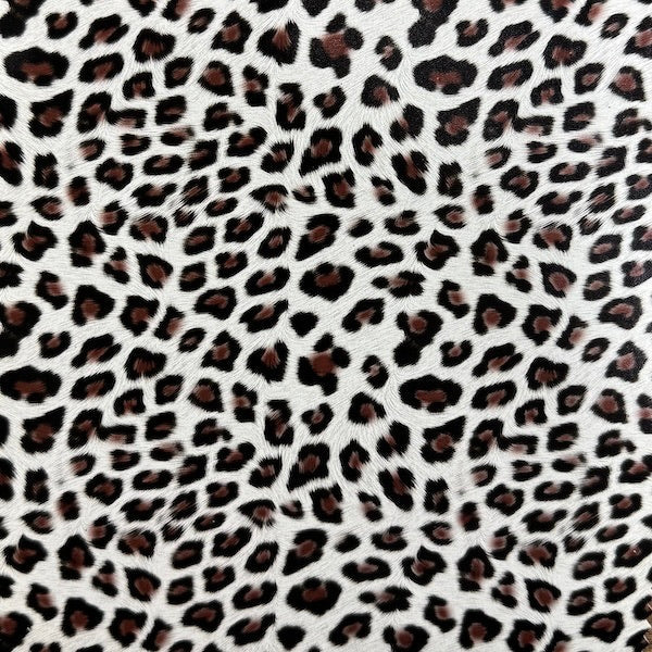 Animal Print PU Stretch Faux Leather Apparel Vinyl Fabric