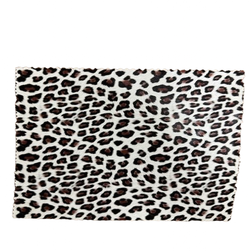 Animal Print PU Stretch Faux Leather Apparel Vinyl Fabric