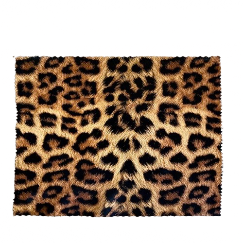 Animal Print PU Stretch Faux Leather Apparel Vinyl Fabric