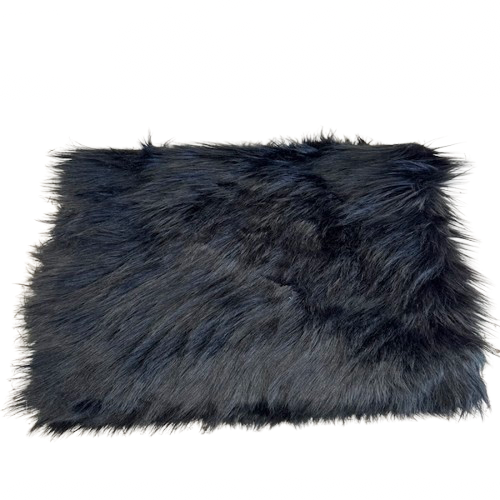 Husky Print Long Pile Shaggy Faux Fur Fabric