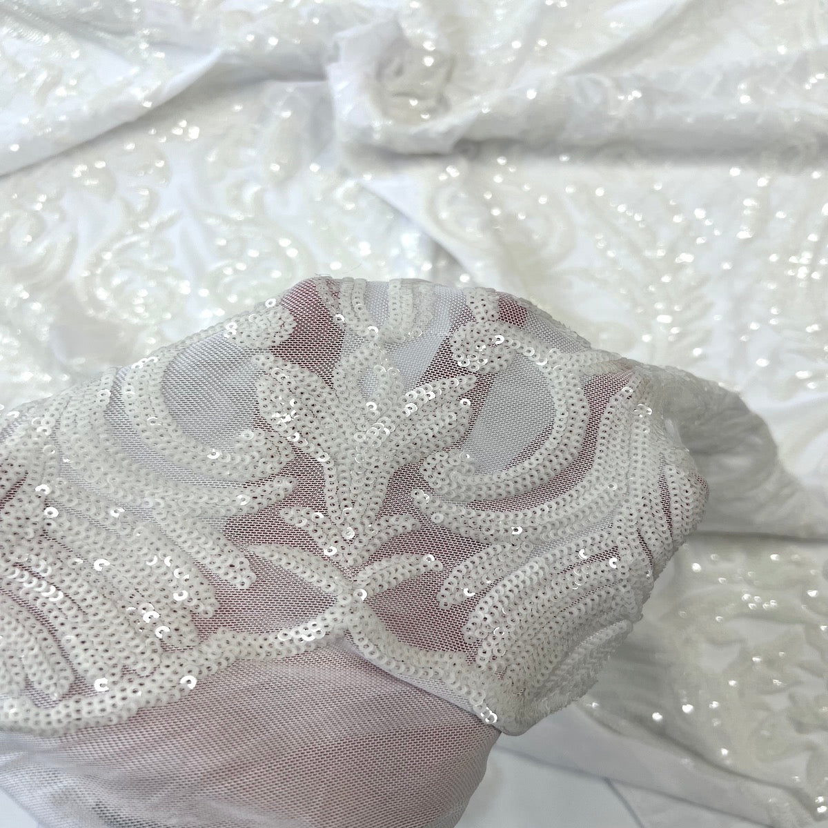 Luna Stretch Sequins Fabric