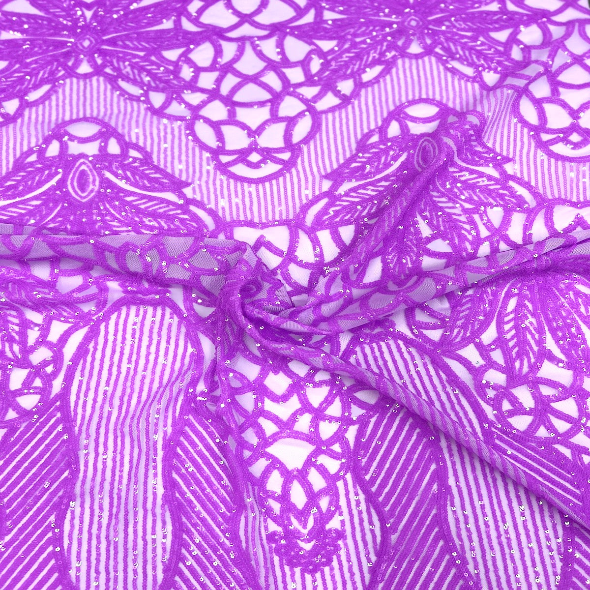 Bella Bee Stretch Sequins Fabric