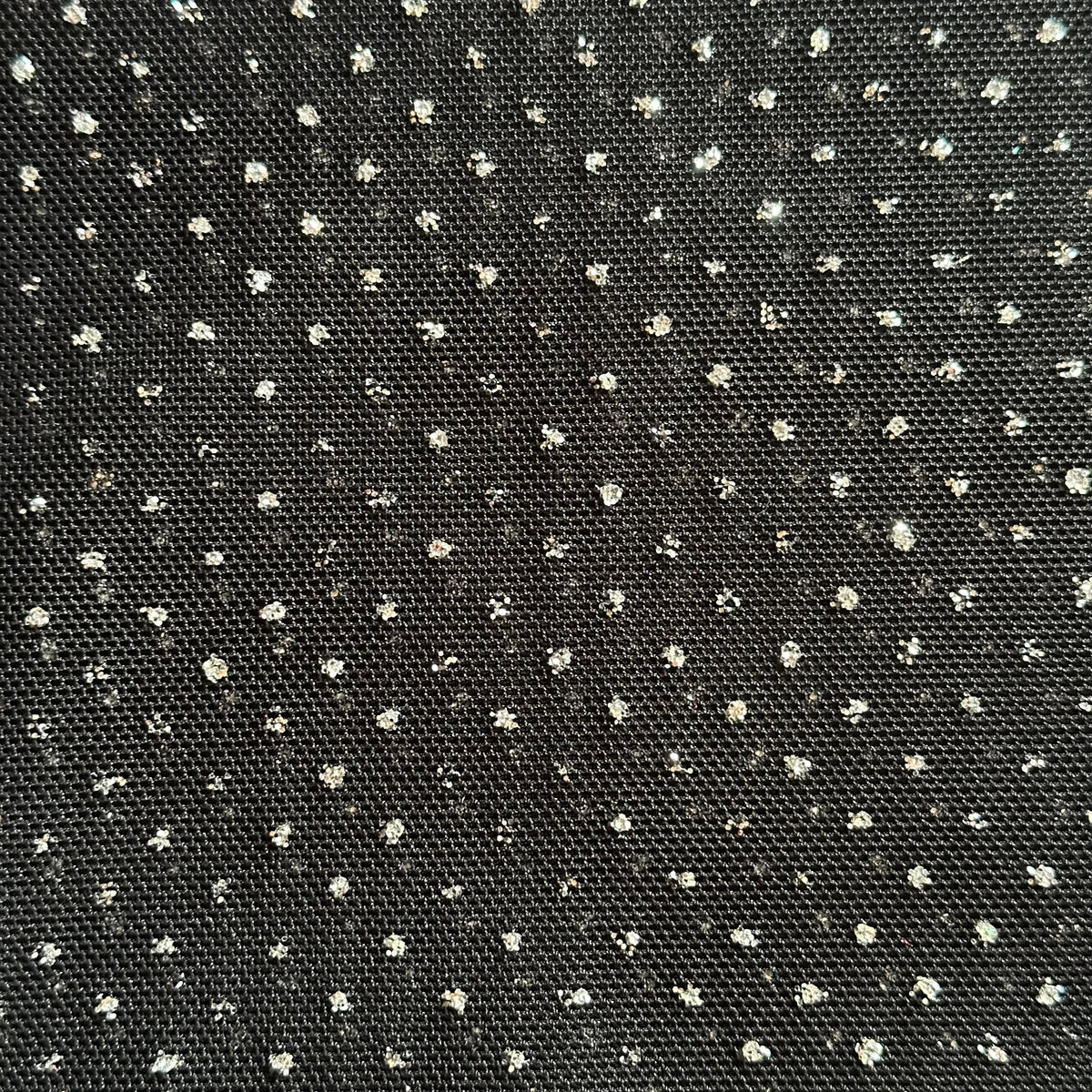 Power Mesh Sparkling Glitter Nylon Stretch Fabric | Spandex Palace