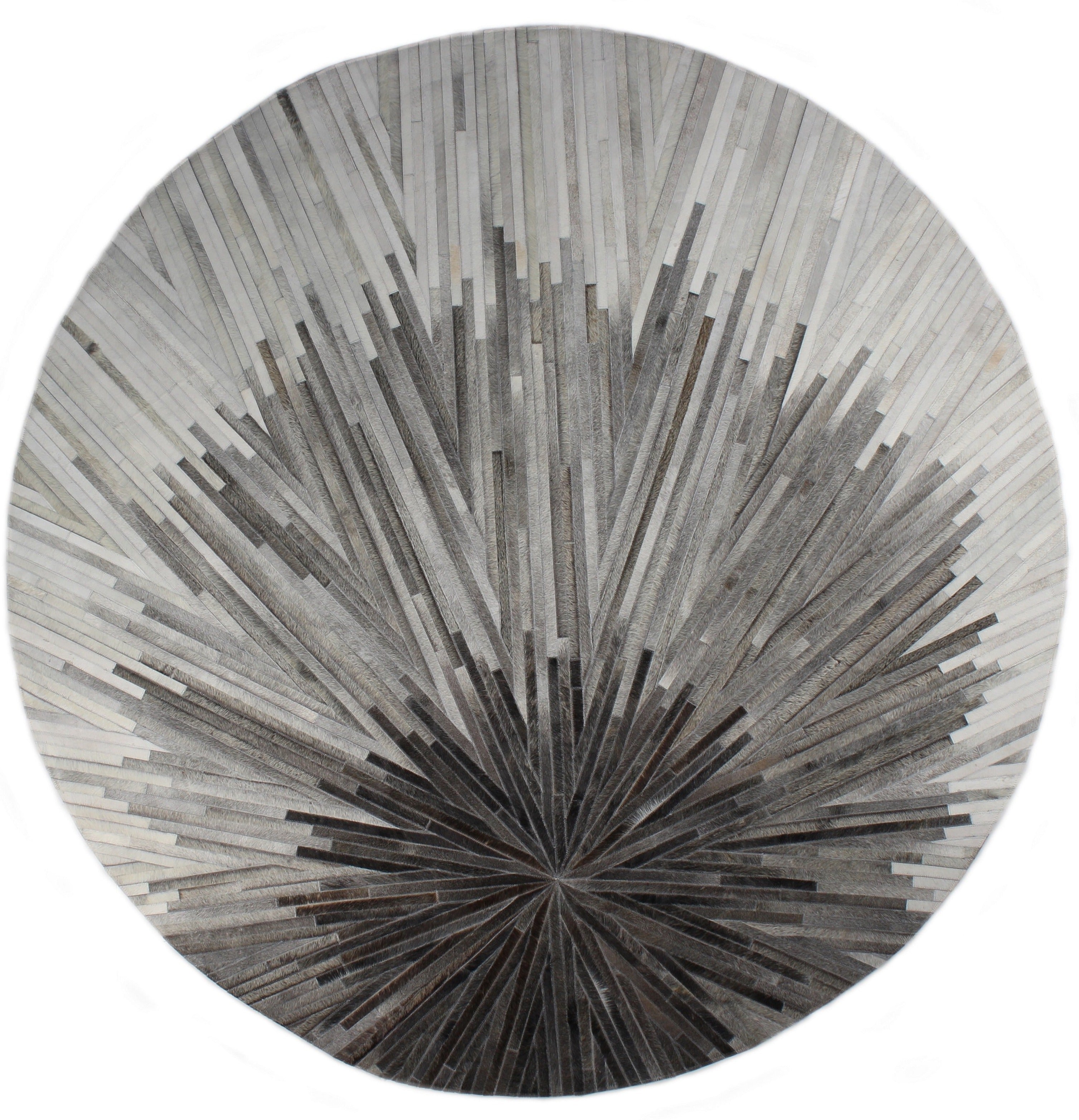 Leather Patchwork Cowhide Area Rug