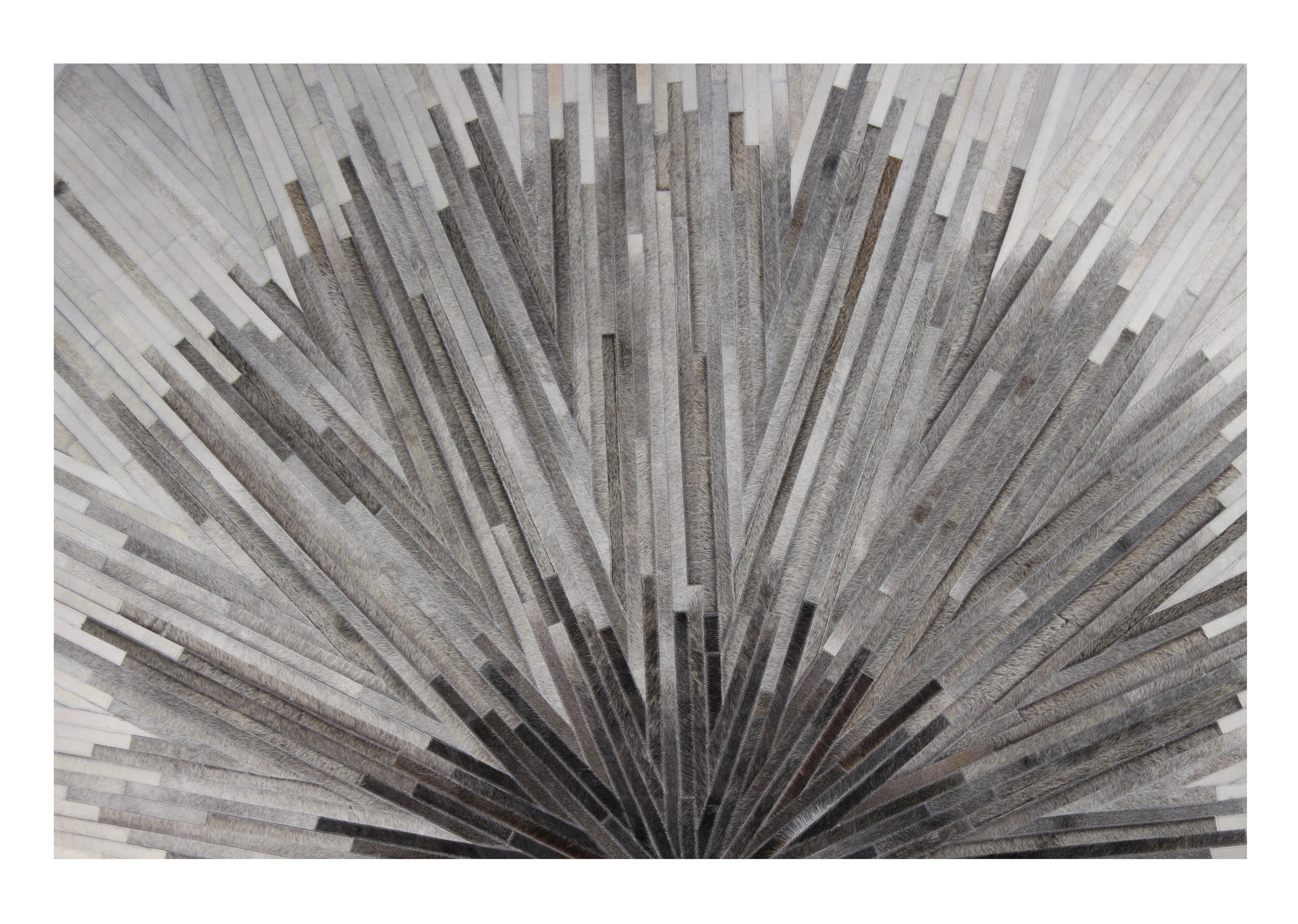 Leather Patchwork Cowhide Area Rug